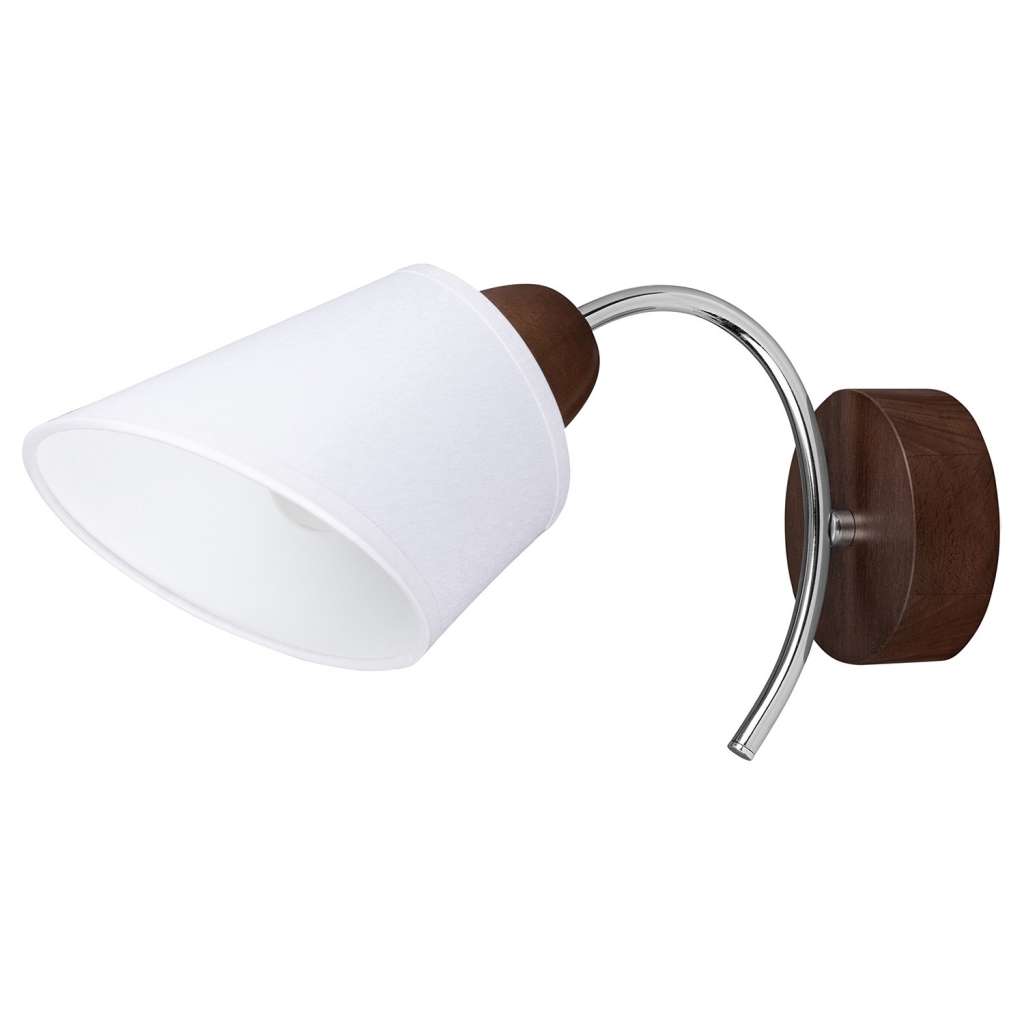 home24 Wandleuchte Mette Wood II