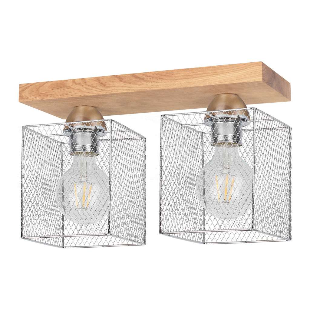 home24 Deckenleuchte Norman Wood I