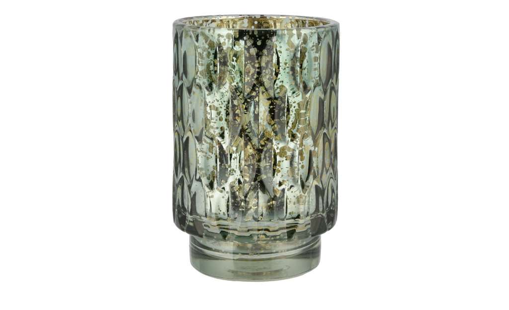 Windlicht ¦ grün ¦ Glas  ¦ Maße (cm): H: 12,5 Ø: 8.5 Dekoration > Laternen & Windlichter - Höffner
