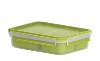 emsa Snackbox 1,2 l  Clip & Go ¦ grün ¦ Kunststoff ¦ Maße (cm): B: 16,3 H: 5,8 Küchenzubehör & Helfer > Vorratsbehälter - Höffner