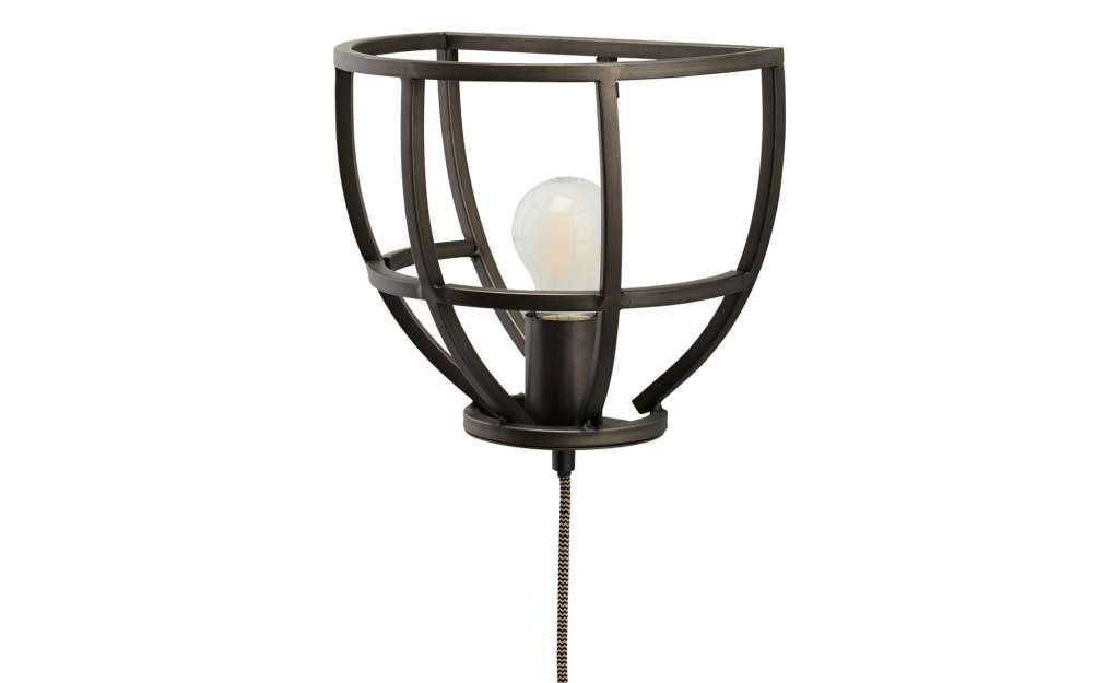 Wandleuchte, 1-flammig, Metall schwarz ¦ schwarz ¦ Maße (cm): B: 16 H: 25 T: 23 Lampen & Leuchten > Innenleuchten > Wandleuchten - Höffner