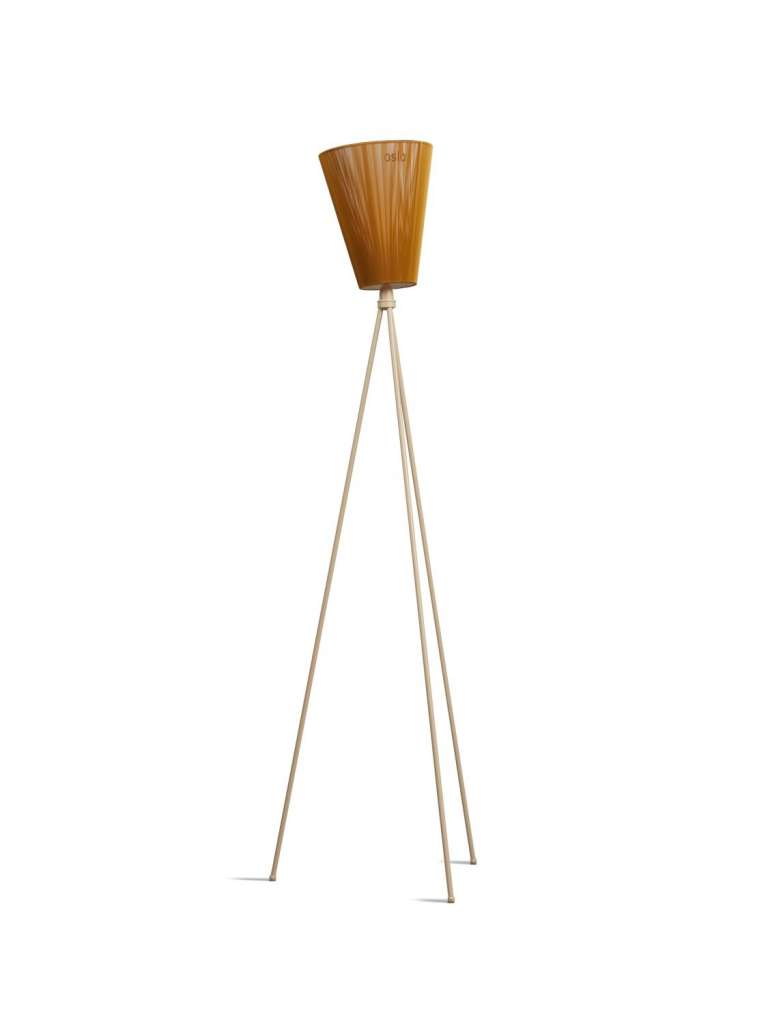 Northern - Oslo Wood Stehleuchte - caramel/beige - indoor