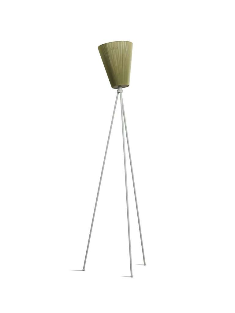 Northern - Oslo Wood Stehleuchte - olive/grey - indoor