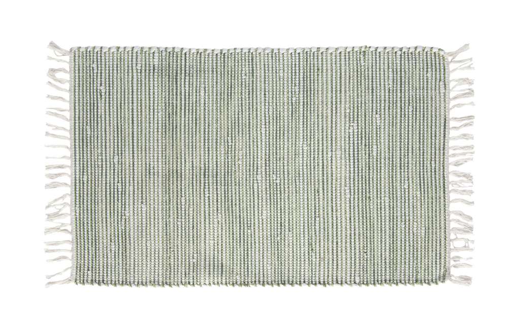 HOME STORY Kelim Teppich  Kentucky ¦ grün ¦ Baumwolle, Synthethische Fasern, 50% Baumwolle, 50% Polyester ¦ Maße (cm): B: 60 Aktuelle Gutschein Aktion > Schlafzimmer Aktion - Höffner