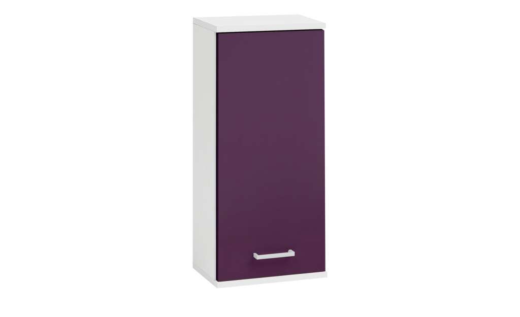 Oberschrank, 1-türig  Lorenz ¦ lila/violett ¦ Maße (cm): B: 30,3 H: 70,8 T: 20,5 Schränke > Badschränke > Bad-Hochschränke - Höffner