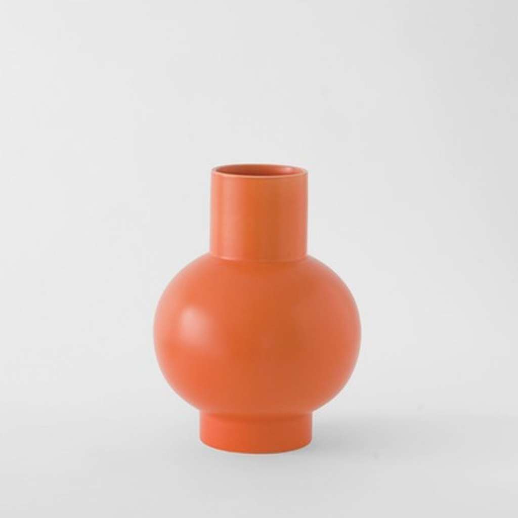 raawii - Strøm Vase - vibrant orange - indoor