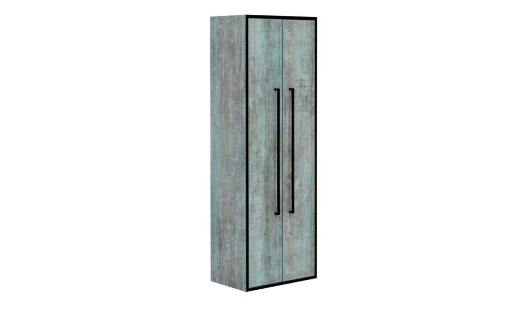 Highboard, 2-türig  Max ¦ grün ¦ Maße (cm): B: 46,2 H: 139,7 T: 30 Schränke > Badschränke > Bad-Hochschränke - Höffner