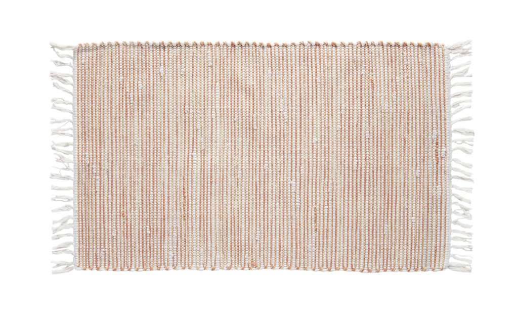HOME STORY Kelim Teppich  Kentucky ¦ orange ¦ Baumwolle, Synthethische Fasern, 50% Baumwolle, 50% Polyester ¦ Maße (cm): B: 60 Aktuelle Gutschein Aktion > Schlafzimmer Aktion - Höffner