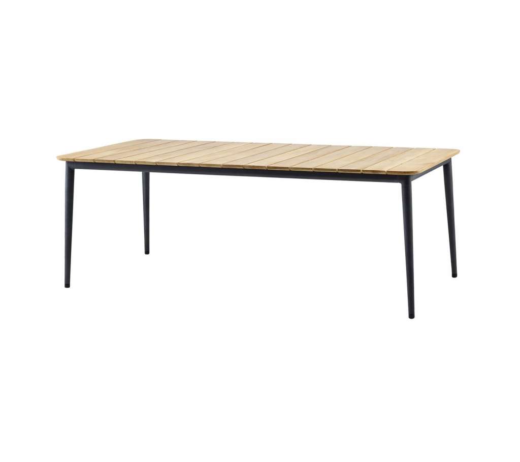 Cane-line - Core Esstisch - 210 x 100 cm - Lava-grey - indoor