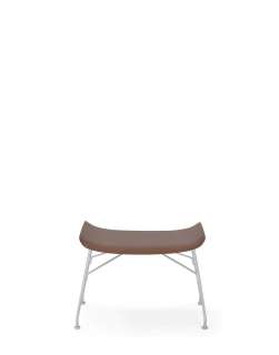 Kartell - K/Wood Hocker - Dark Wood / Chrome - indoor