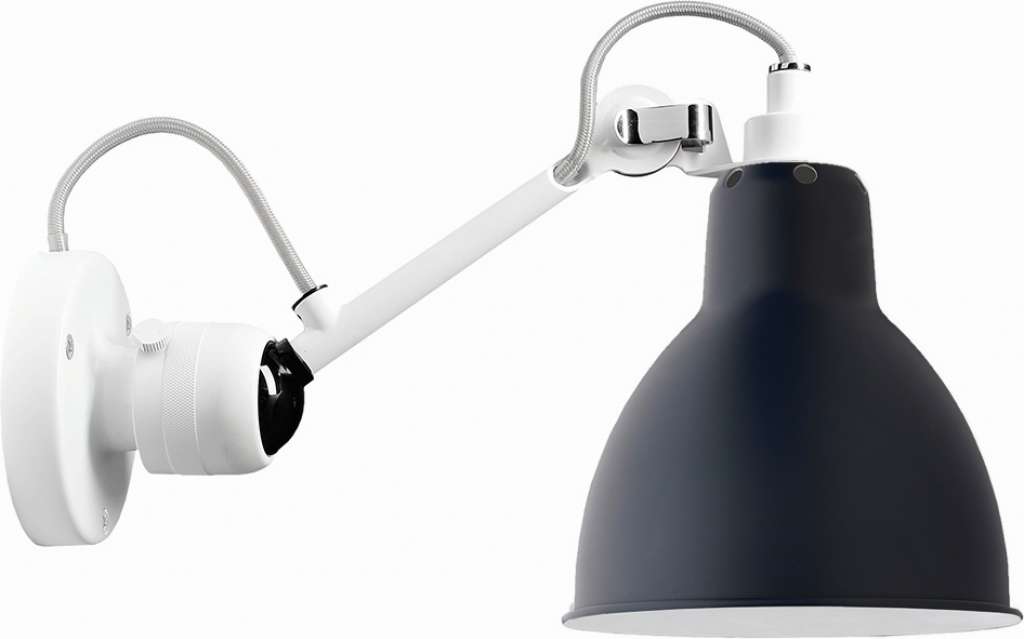 DCW éditions - LAMPE GRAS N°304 weiß ROUND - blau - indoor