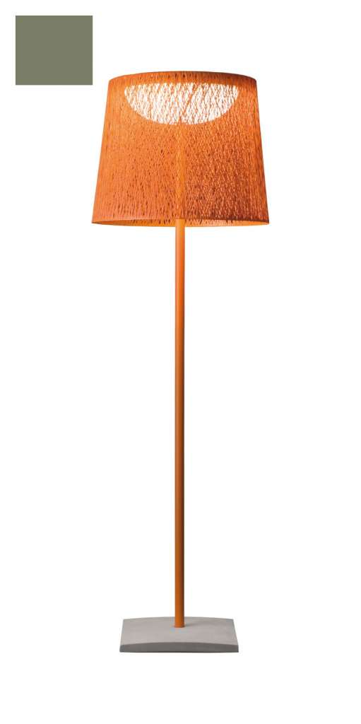 Vibia - Wind Stehleuchte - schmal - grün - indoor