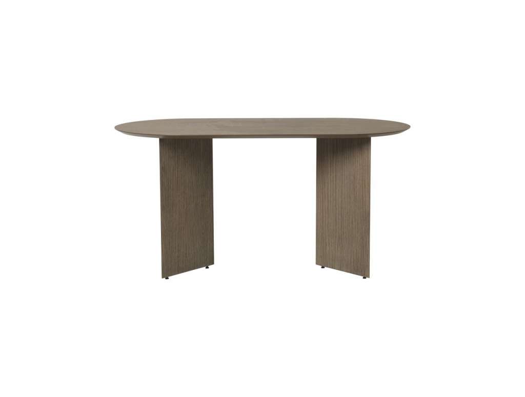 ferm LIVING - Mingle Tischplatte oval - 220 cm - schwarz gebeizt - schwarz gebeizt - indoor