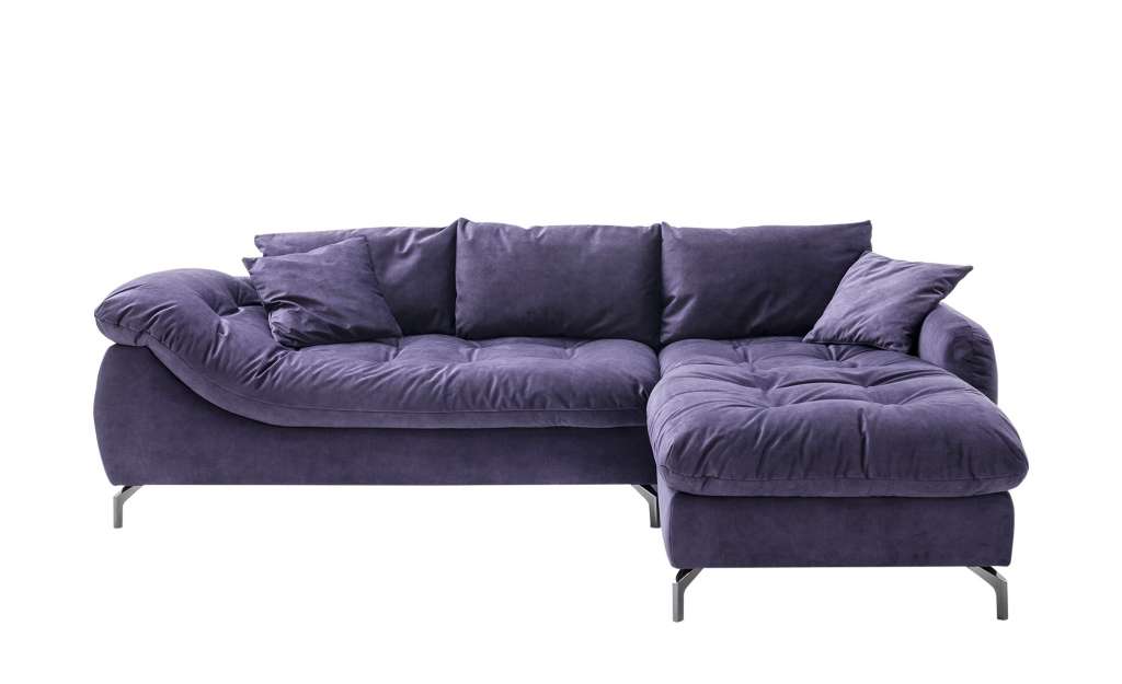 bobb Ecksofa  Otillia ¦ lila/violett ¦ Maße (cm): H: 98 Polstermöbel > Sofas > Ecksofas - Höffner