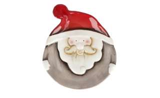 Keksteller  Weihnachtsmann ¦ grau ¦ Dolomite ¦ Maße (cm): B: 22 H: 3,2 T: 18 Geschirr > Platzteller - Höffner