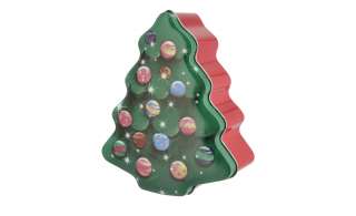 Keksdose  Tannenbaum ¦ grün ¦ Metall ¦ Maße (cm): B: 14,6 H: 6,4 Küchenzubehör & Helfer > Vorratsbehälter - Höffner