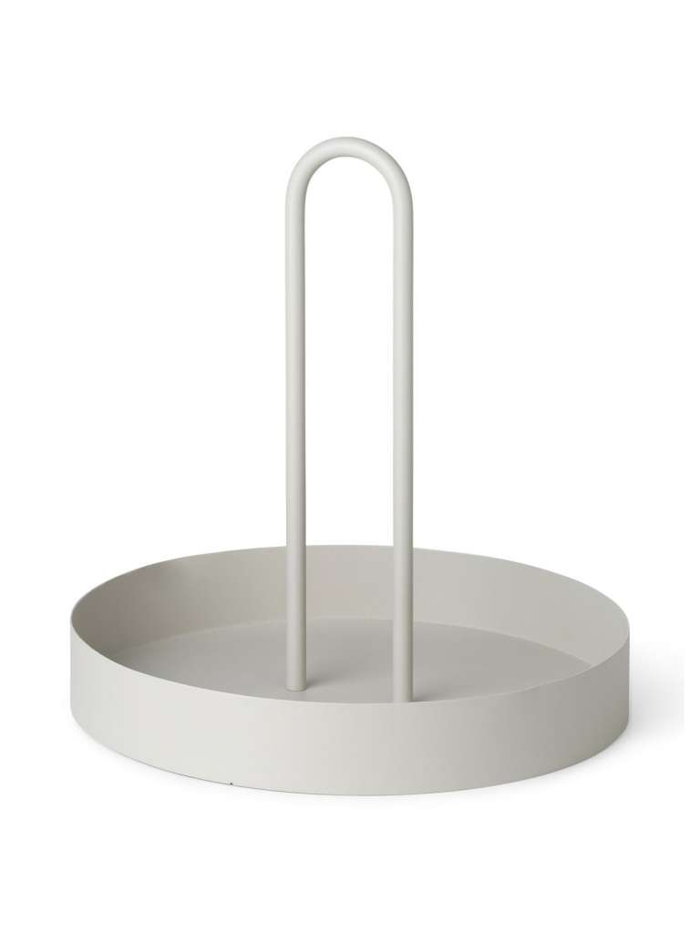 ferm LIVING - Grib Tablett - hellgrau - indoor
