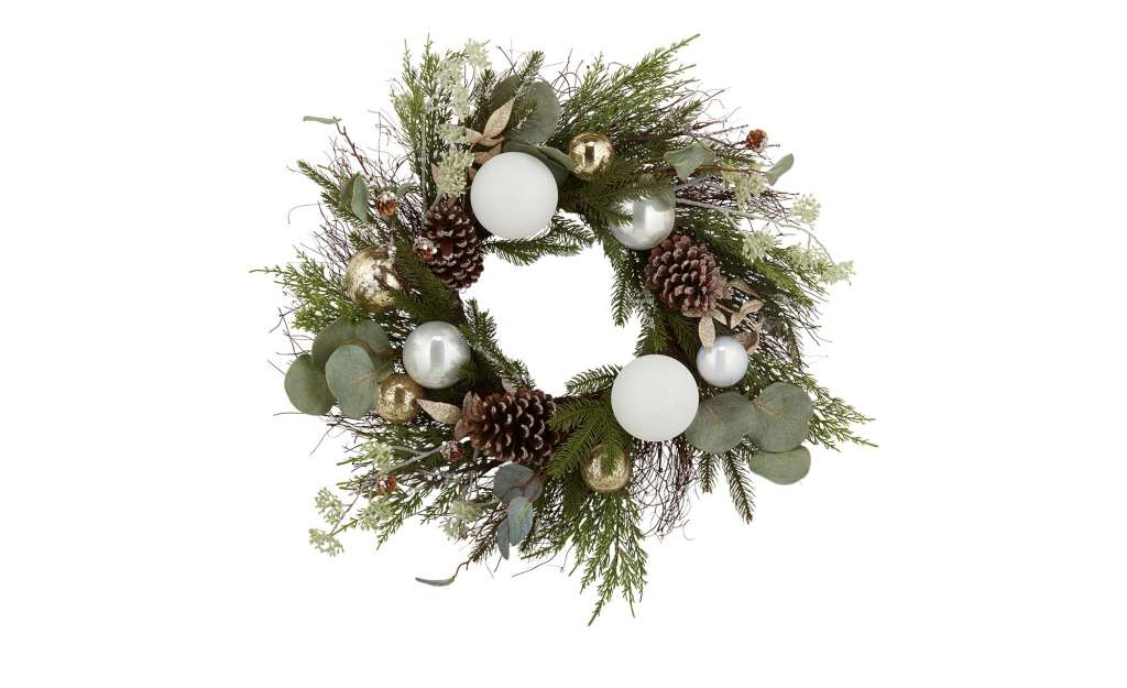 Kranz ¦ grün ¦ Naturprodukte, Kunststoff ¦ Maße (cm): H: 20 Ø: 66 Dekoration > Kunstblumen - Höffner