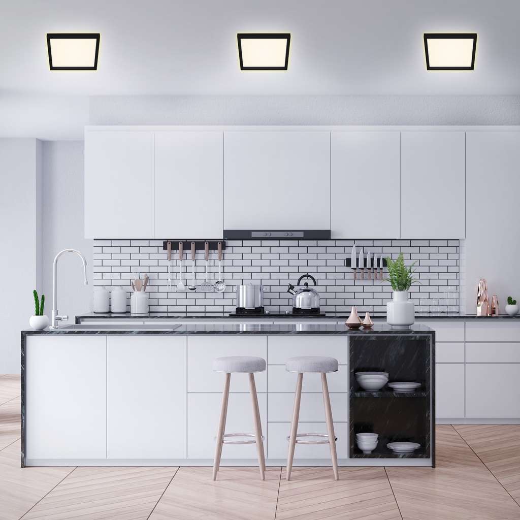 home24 LED-Deckenleuchte Jegia