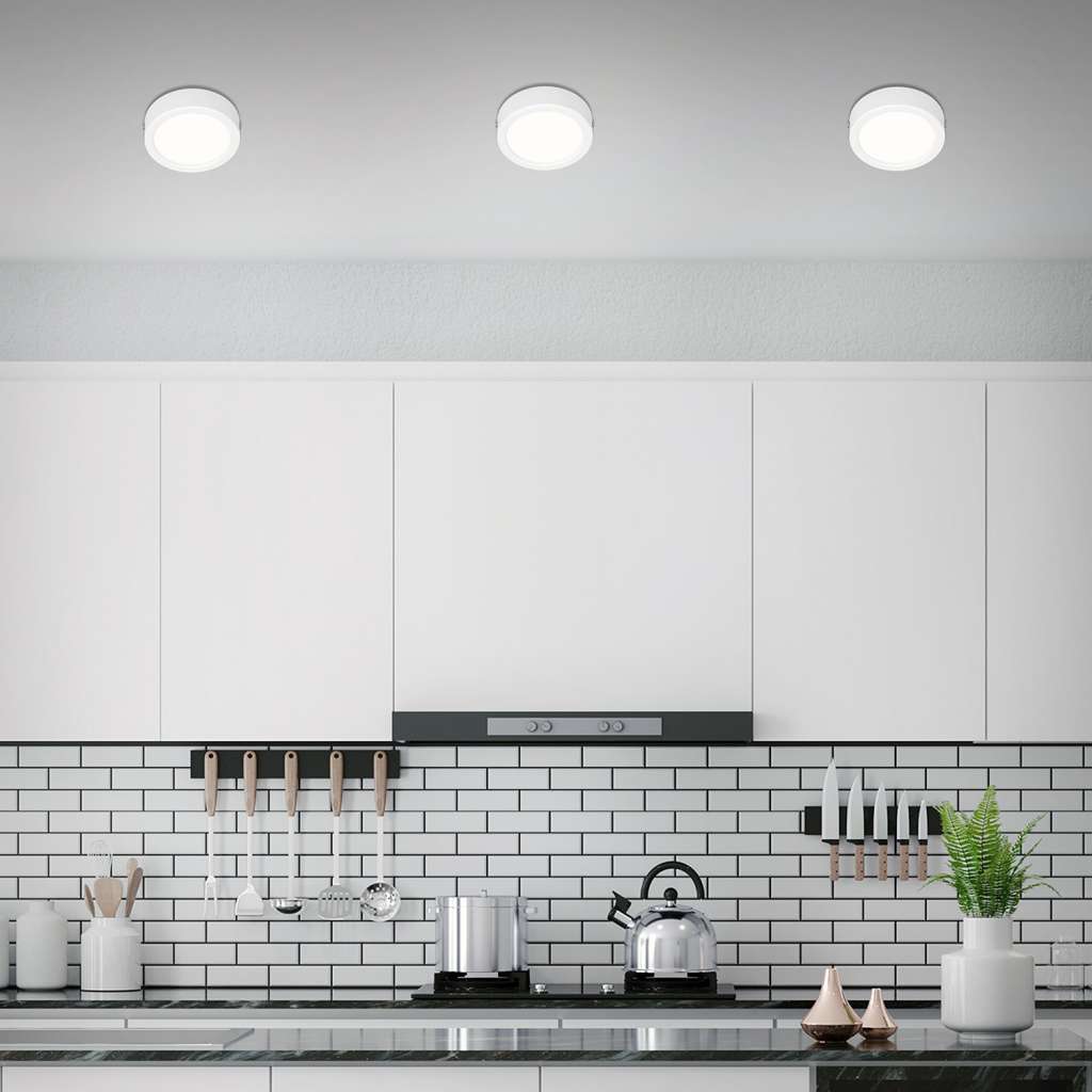 home24 LED-Deckenleuchte Mereon