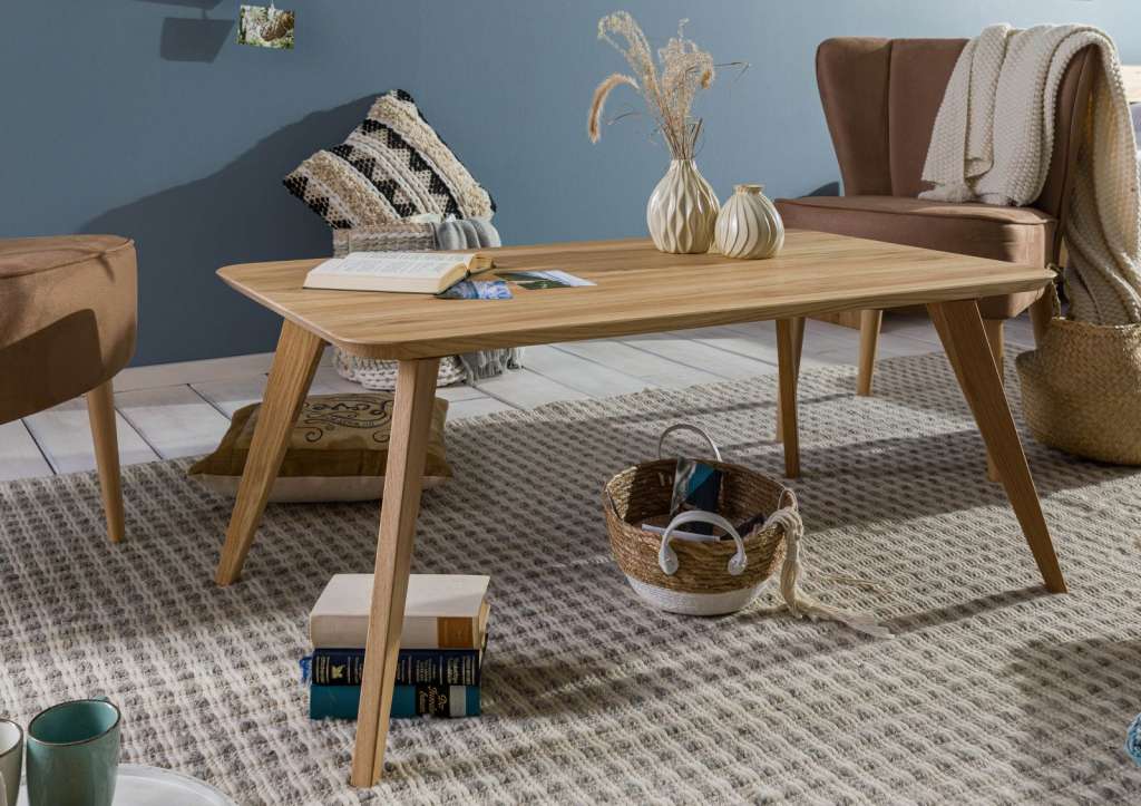 Couchtisch Wildeiche 110x65x47 natur geölt STOCKHOLM #21