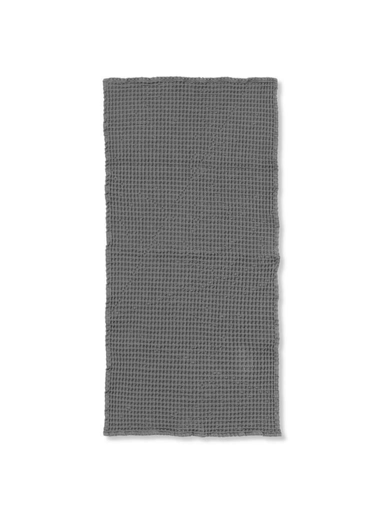 ferm LIVING - Organic Handtuch - grau - indoor
