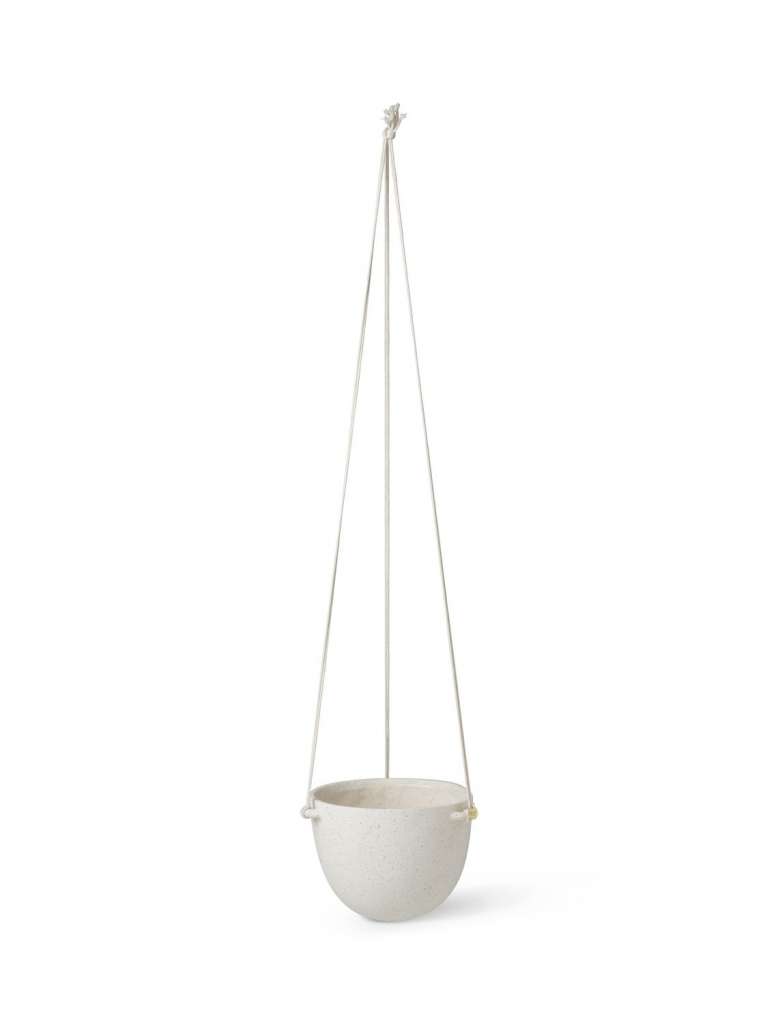 ferm LIVING - Speckle Hängetopf - off-white - indoor