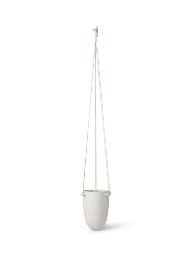 ferm LIVING - Speckle Hängetopf - off-white - indoor