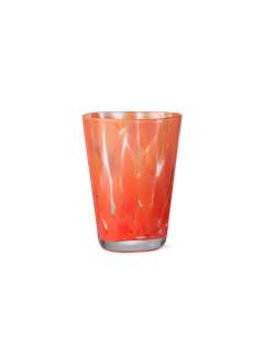 ferm LIVING - Casca Glas - mohnrot - indoor