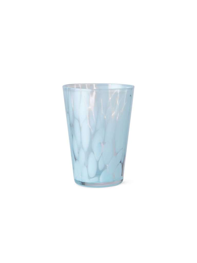 ferm LIVING - Casca Glas - hellblau - indoor