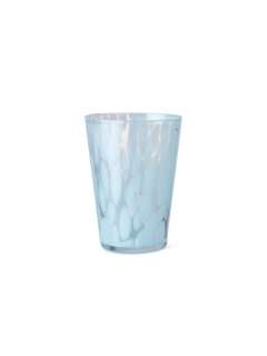 ferm LIVING - Casca Glas - hellblau - indoor