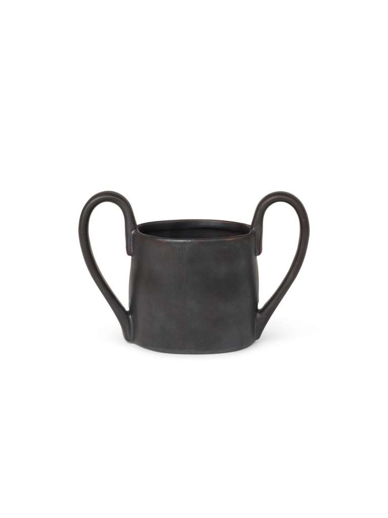 ferm LIVING - Flow Kindertasse - schwarz - indoor