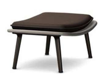 Vitra - Slow Chair Ottoman - beschichtet, creme - indoor