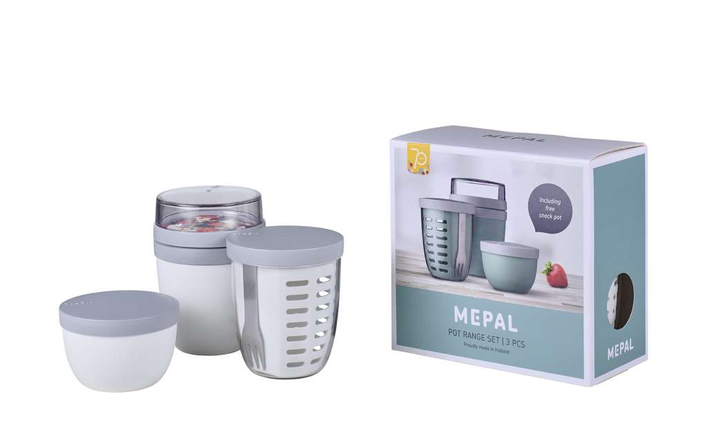 Rosti Mepal Jubiläums-Set, 3-teilig  Ellipse ¦ weiß ¦ Kunststoff ¦ Maße (cm): B: 10,6 H: 19,8 Küchenzubehör & Helfer > Vorratsbehälter - Höffner