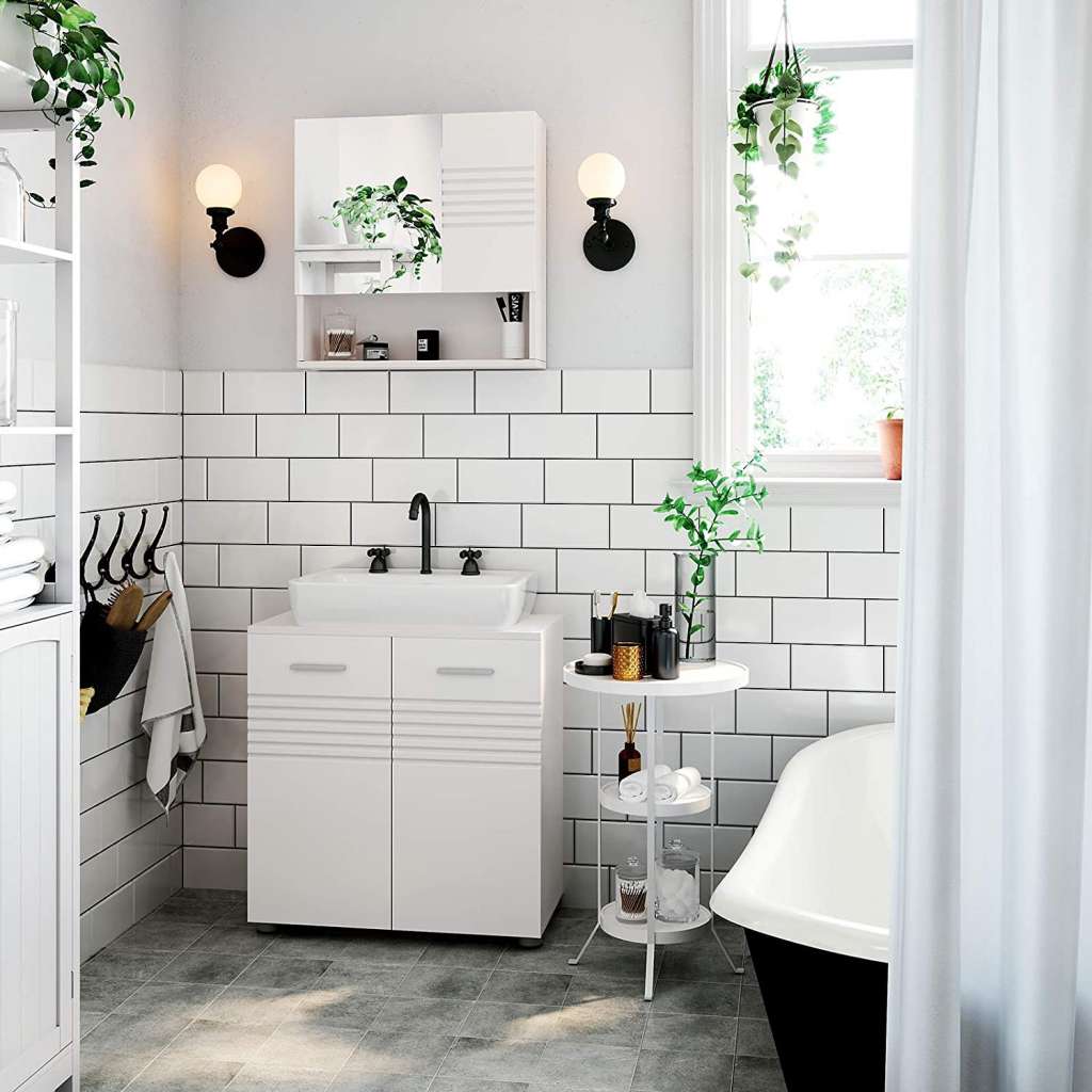 home24 Waschbeckenunterschrank Tulsita