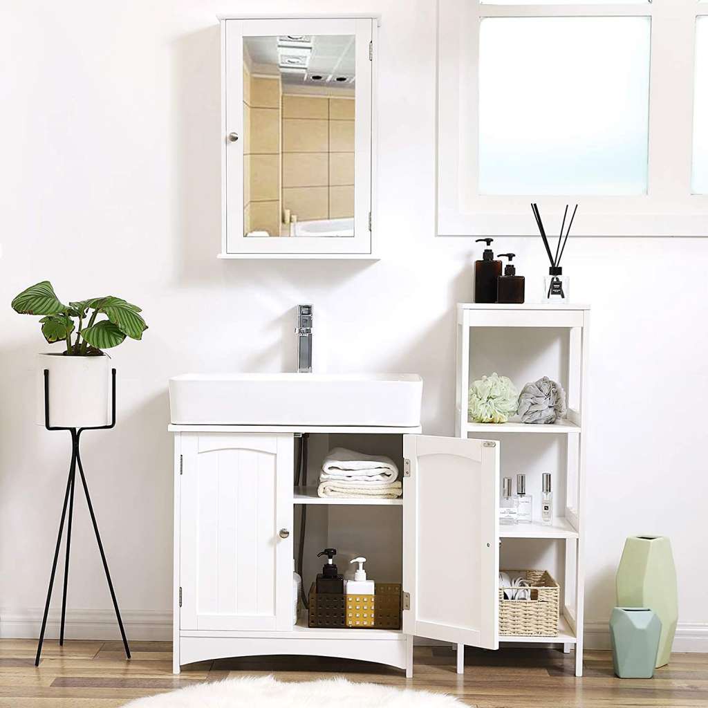 home24 Waschbeckenunterschrank Storberg
