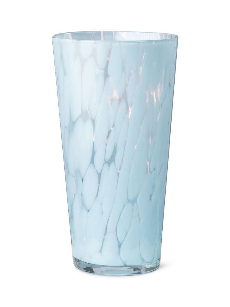 ferm LIVING - Casca Vase - hellblau - indoor