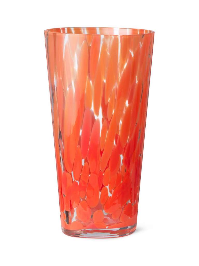 ferm LIVING - Casca Vase - mohnrot - indoor