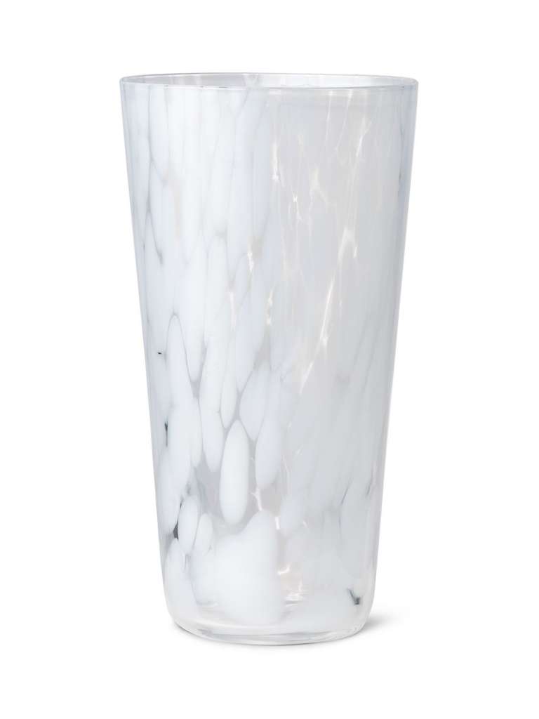 ferm LIVING - Casca Vase - milchweiß - indoor