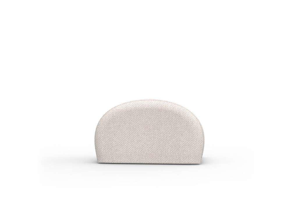Objekte unserer Tage - Levi Pouf - beige / rot - indoor