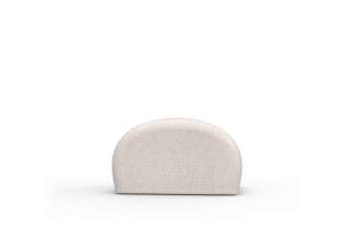 Objekte unserer Tage - Levi Pouf - beige / rot - indoor