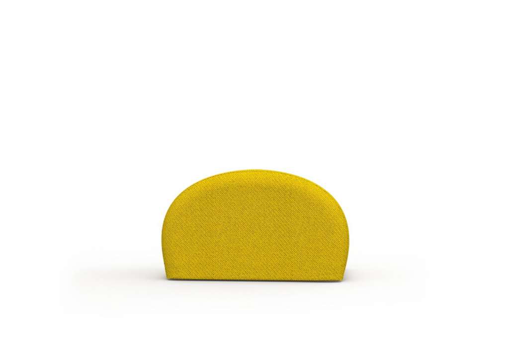 Objekte unserer Tage - Levi Pouf - gelb / schwarz - indoor