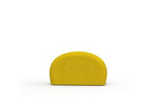 Objekte unserer Tage - Levi Pouf - gelb / schwarz - indoor