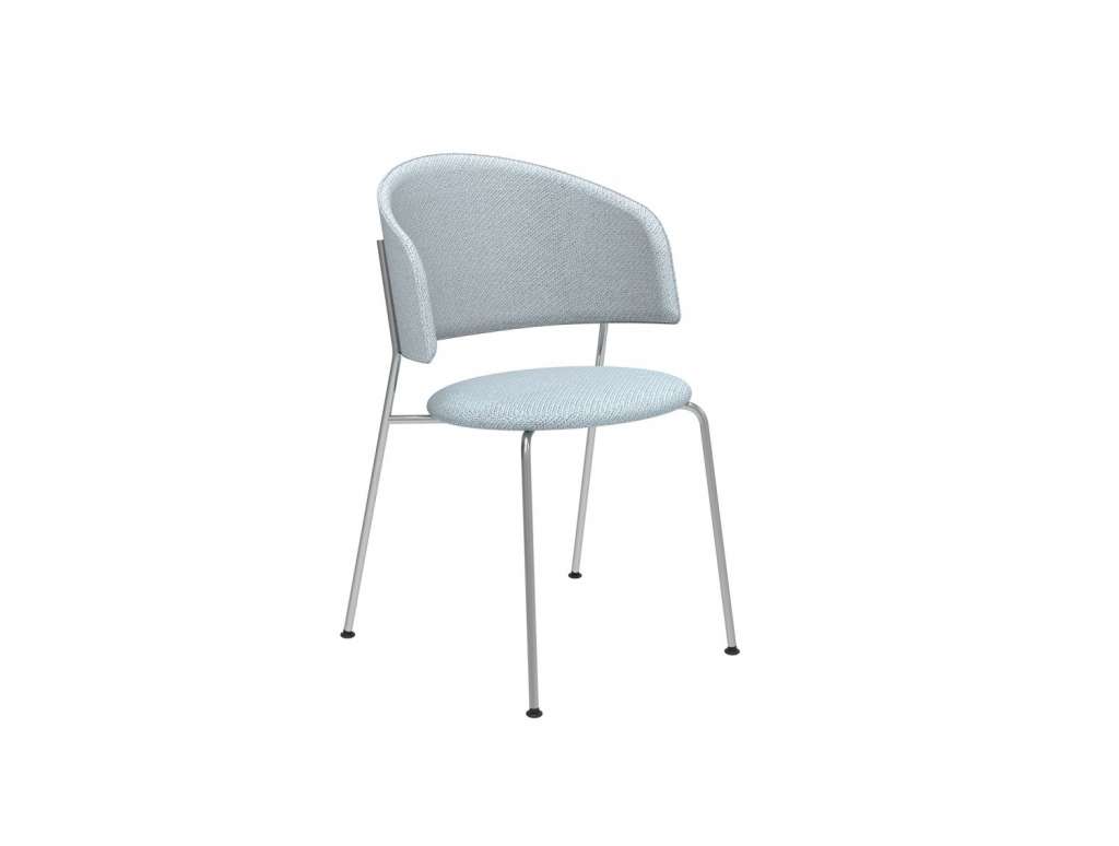 Objekte unserer Tage - Wagner Dining Chair - hellblau / rot - indoor