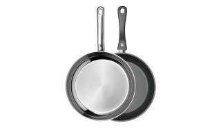 WMF Pfannenset, 2-teilig ¦ silber ¦ EdelstahlØ: 28 Töpfe & Pfannen & Zubehör > Topf und Pfannen-Sets - Höffner