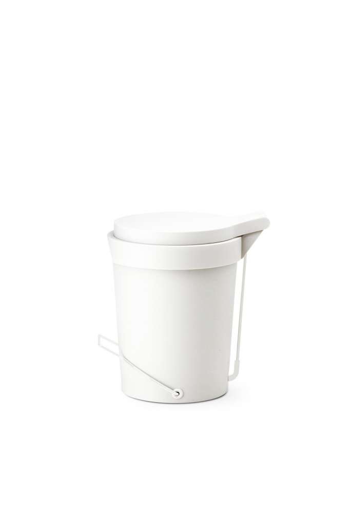 Depot4Design - Tip Treteimer   - weiß - 7L - indoor