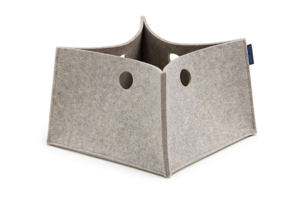 Hey-Sign - Big Box Aufbewahrungskorb - Hellmeliert - indoor