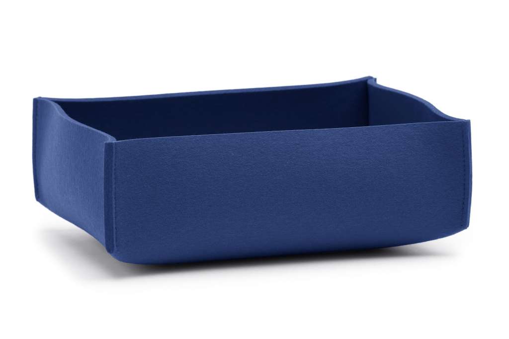 Hey-Sign - Aufbewahrungsbox rechteckig flach - Indigo - indoor