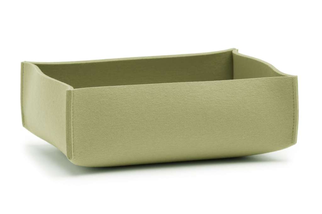 Hey-Sign - Aufbewahrungsbox rechteckig flach - Pistazie - indoor