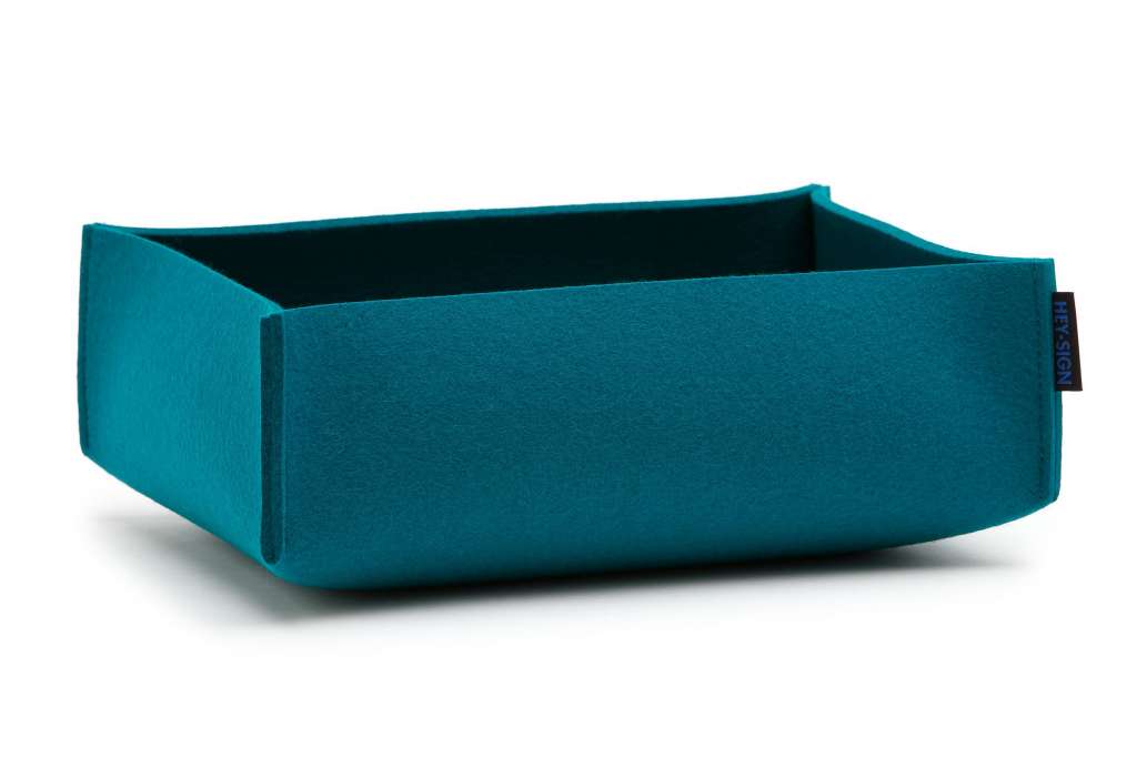 Hey-Sign - Aufbewahrungsbox rechteckig flach - DeepWater - indoor